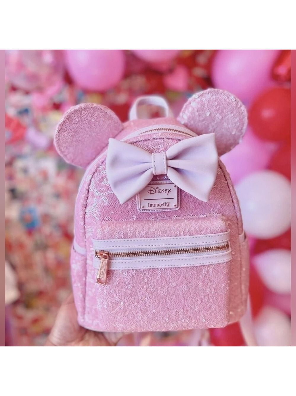 Loungefly Disney Cotton Candy Sequin Backpack